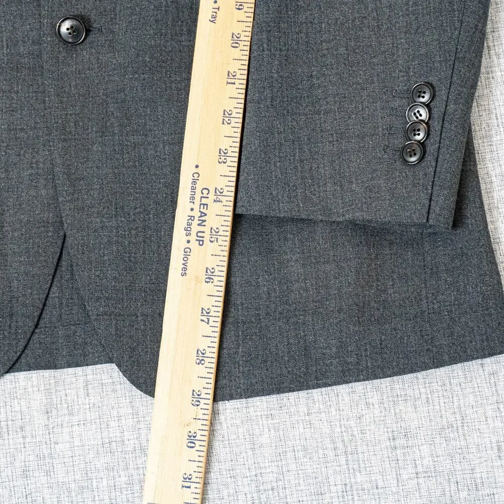 Suitsupply 42R Havana slim Traveller Unstructured Blazer jacket Cerruti wool